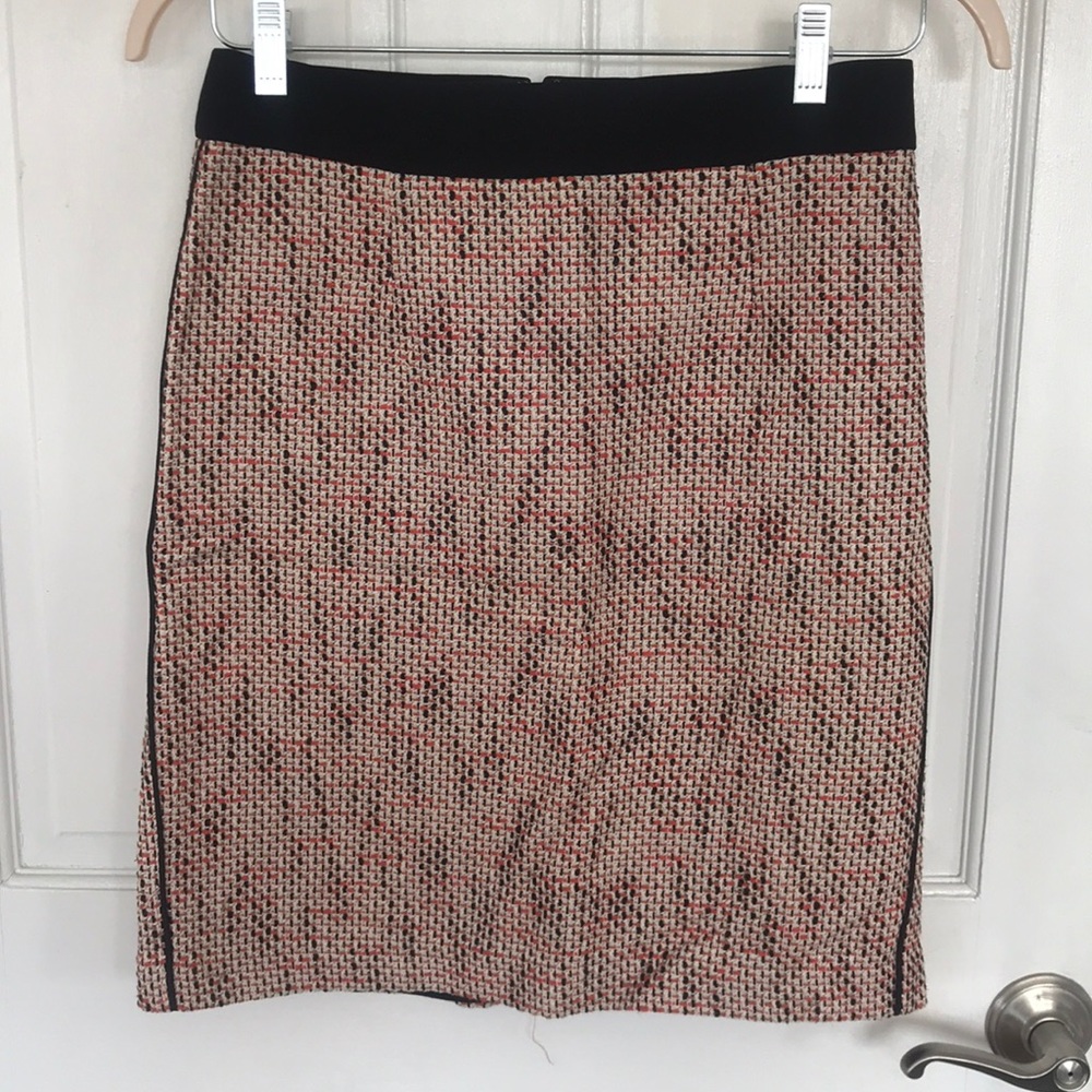 Banana Republic Mulitcolor Tweed Pencil Skirt